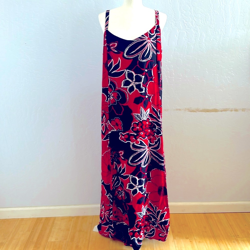 Serendipity Rayon Floral Maxi Dress